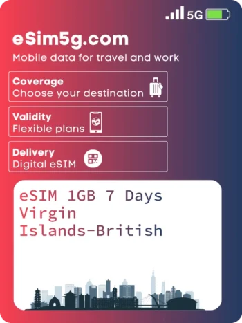 Buy eSIM 1GB 7 Days Virgin Islands-British