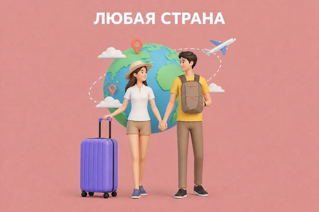 Покрытие eSIM для международных поездок