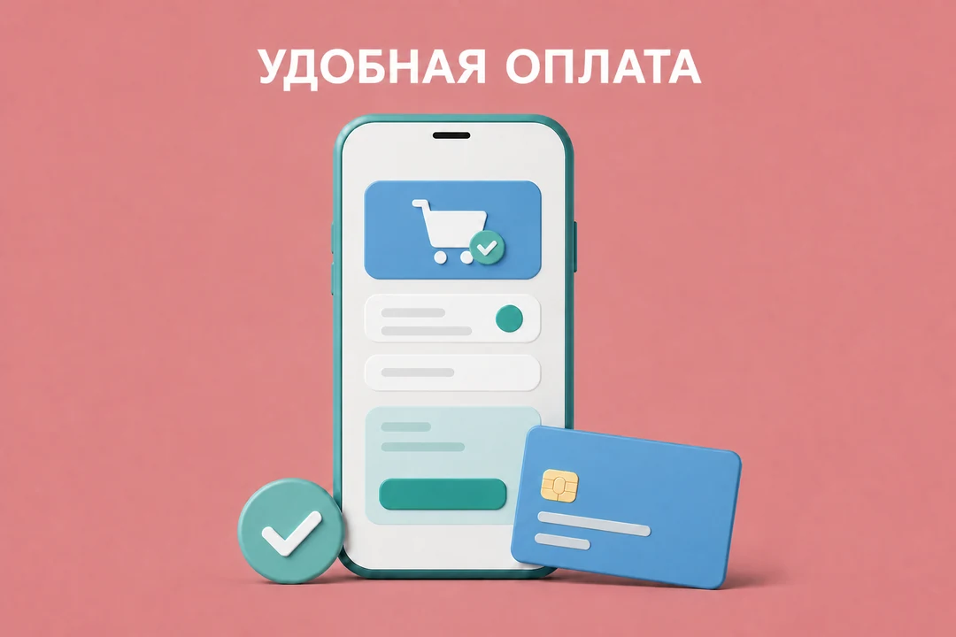 Удобная оплата